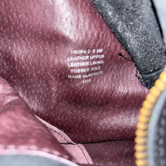 Steve Madden Troopa 2.0 Women’s 8 M Black Leather Combat Boots Made in Mexico - Picture 7 of 7